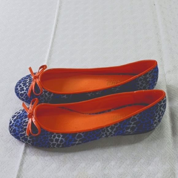 Twiggy of London animal print flats 7.5 Wide - Picture 5 of 9